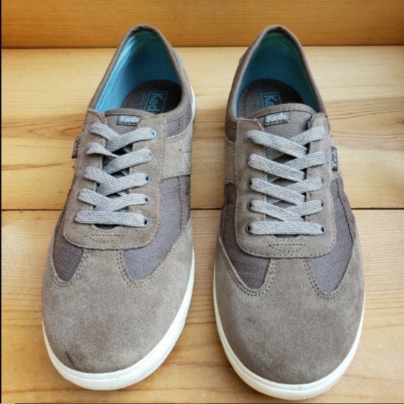 Keds 11 Suede and Canvas Flats Sneakers Lace Up - Picture 2 of 8